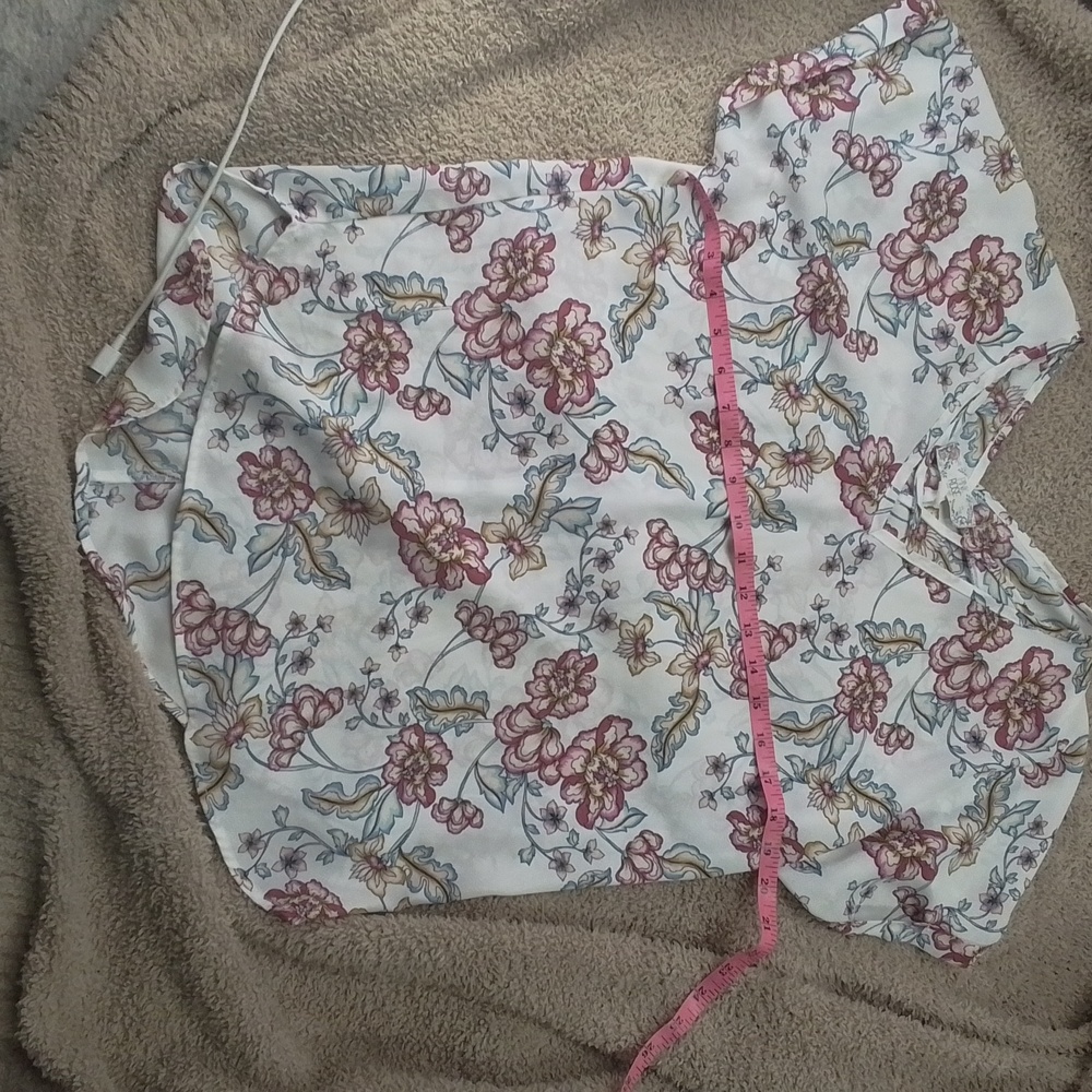 Pink rose blouse